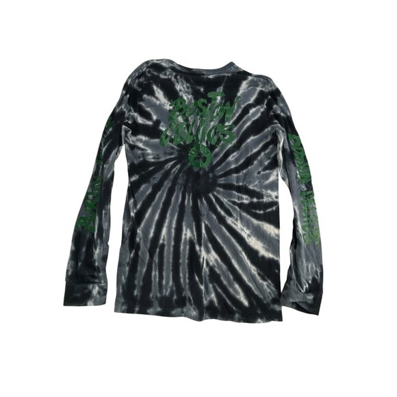 NBA Boston Celtics Tie-Dye Shirt Black Green L Men's Long Sleeve Sporty Casual - Picture 3 of 7